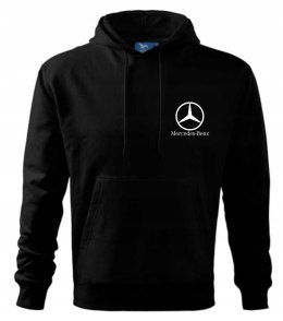 Bluza MERCEDES wciągana męska z kapturem mały nadruk na piersi 2XL