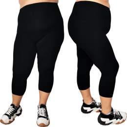 Legginsy 3/4 damskie bambusowe leginsy getry 7XL