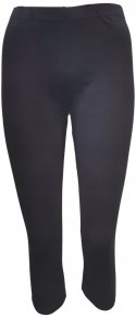 NIEPRZEŚWITUJĄCE bawełniane legginsy damskie 3/4 roz. 3XL/4XL