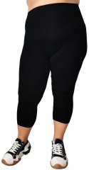 Legginsy 3/4 damskie bambusowe leginsy getry 10XL