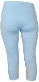 Legginsy damskie sportowe 3/4 błękitne L/XL MIEGO